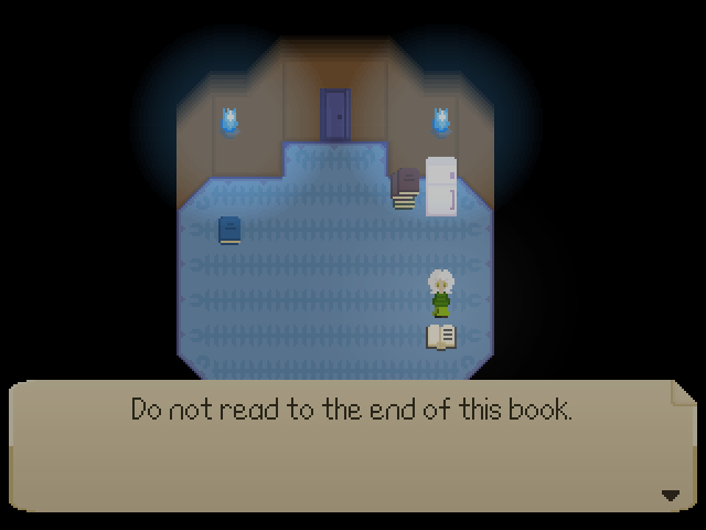 'Do not read to the end of this book.'