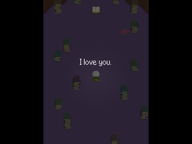 Intro to the final area. 'I love you.'